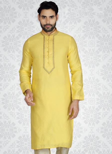 Yellow Colour Heavy Festive Wear Latest Designer Mens Collection 1491-FC-970